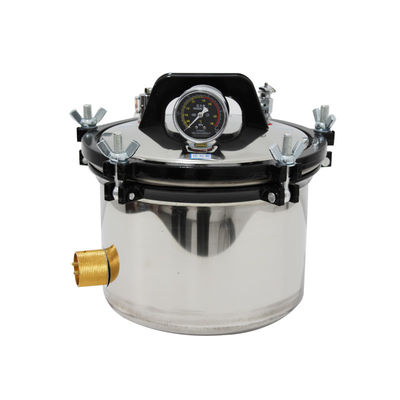 8L Vertical Autoclave Sterilizer Penutup Pelindung Anti Lepuh